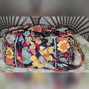 Vera Bradley quilted Book bag in the retired Happy Snails pattern. 